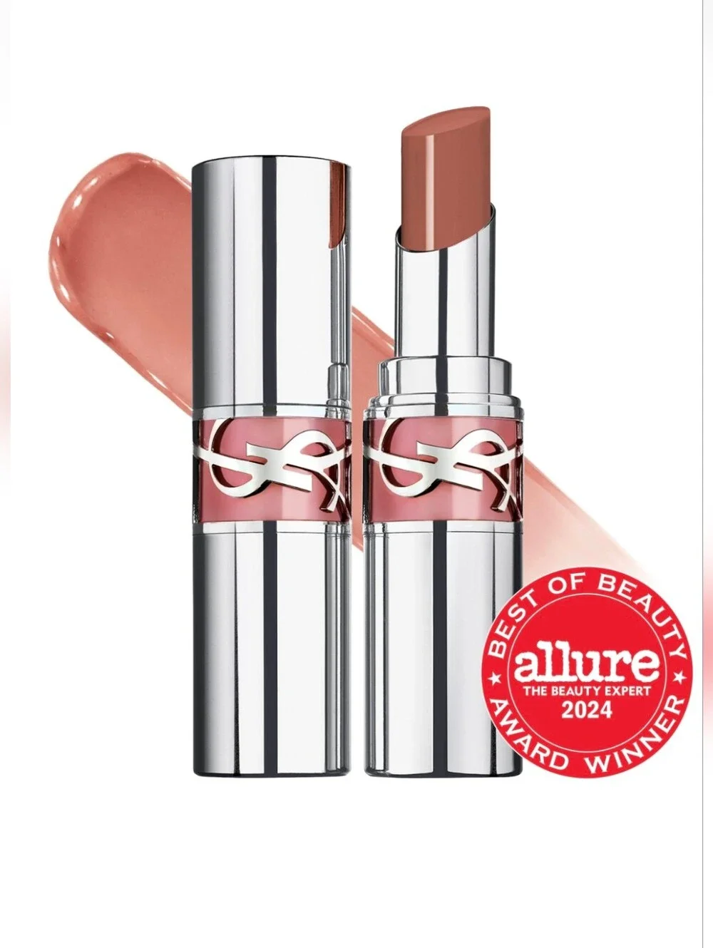YSL Loveshine Lipstick Rosewood Blush (201 Warm Nude Pink), .04oz (TS), NIB
